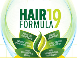 HAIR FORMULA 19 VITAMIN A,C,D VITAMIN B-6, B-12 HYDROLIZED KERATINH ORGANIC MORINGA POWDER BIOTIN PANTOTHENIC ACID CALCIUM BIOPERINE BAMBOO EXTRACT THIAMIN RIBOFLAVIN NIACIN FOLIC ACID MSM HYDROLYZED COLLAGEN INOSITOL POWDER trademark