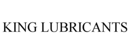 KING LUBRICANTS trademark
