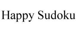 HAPPY SUDOKU trademark