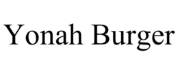 YONAH BURGER trademark