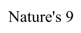 NATURE'S 9 trademark