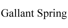 GALLANT SPRING trademark