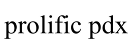 PROLIFIC PDX trademark