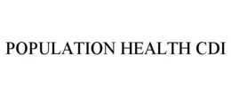 POPULATION HEALTH CDI trademark