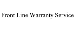 FRONT LINE WARRANTY SERVICE trademark