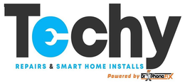 TECHY REPAIRS & SMART HOME INSTALLS POWERED BY DRPHONEFIX trademark