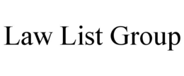 LAW LIST GROUP trademark