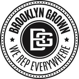 BROOKLYN GROWN WE REP EVERYWHERE BG trademark