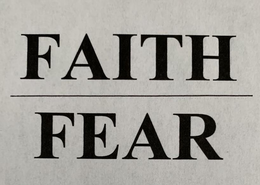 FAITH FEAR trademark