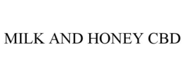 MILK AND HONEY CBD trademark