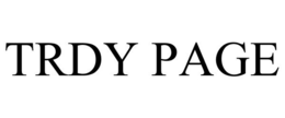 TRDY PAGE trademark