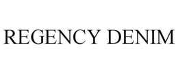 REGENCY DENIM trademark
