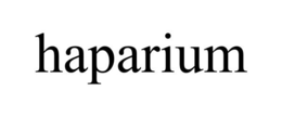 HAPARIUM trademark