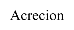 ACRECION trademark