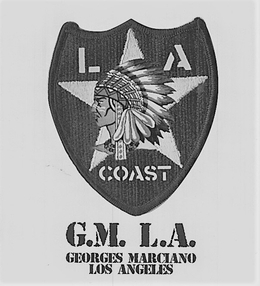 L A COAST G.M. L.A. GEORGES MARCIANO LOS ANGELES trademark