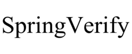 SPRINGVERIFY trademark