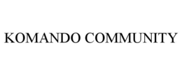 KOMANDO COMMUNITY trademark