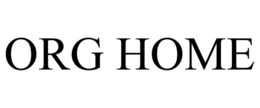 ORG HOME trademark