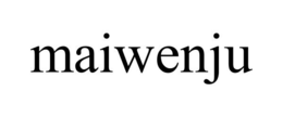 MAIWENJU trademark