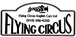 FLYING CIRCUS ENGLISH CARS LTD (919) 596-4250 FLYING CIRCUS trademark