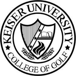 KEISER UNIVERSITY COLLEGE OF GOLF trademark