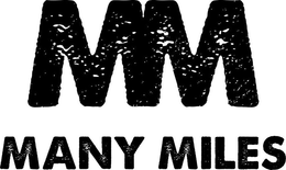 MM MANY MILES trademark