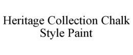 HERITAGE COLLECTION CHALK STYLE PAINT trademark