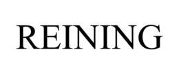REINING trademark