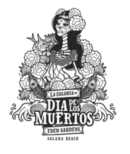 LA COLONIA DE DIA DE LOS MUERTOS EDEN GARDENS SOLANA BEACH trademark