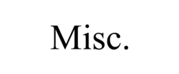 MISC. trademark