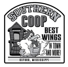 SOUTHERN COOP BEST WINGS IN TOWN AND MORE! OXFORD, MISSISSIPPI trademark