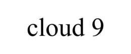 CLOUD 9 trademark