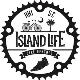 HHI SC ISLAND LIFE BIKE RENTALS trademark