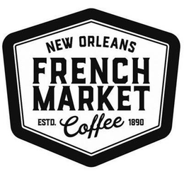 NEW ORLEANS FRENCH MARKET ESTD. COFFEE 1890 trademark