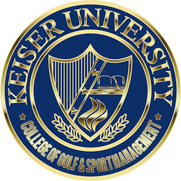 KEISER UNIVERSITY COLLEGE OF GOLF & SPORT MANAGEMENT trademark