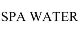 SPA WATER trademark