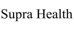 SUPRA HEALTH trademark