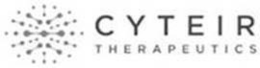 CYTEIR THERAPEUTICS trademark