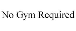 NO GYM REQUIRED trademark