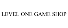 LEVEL ONE GAME SHOP trademark