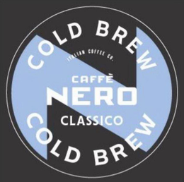 COLD BREW ITALIAN COFFEE CO. CAFFÈ NERO CLASSICO COLD BREW trademark