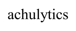 ACHULYTICS trademark