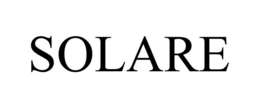 SOLARE trademark