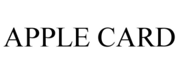 APPLE CARD trademark