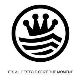 IT'S A LIFESTYLE SEIZE THE MOMENT trademark