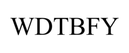WDTBFY trademark