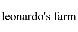 LEONARDO'S FARM trademark