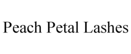 PEACH PETAL LASHES trademark
