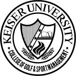 KEISER UNIVERSITY COLLEGE OF GOLF & SPORT MANAGEMENT trademark