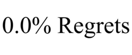 0.0% REGRETS trademark